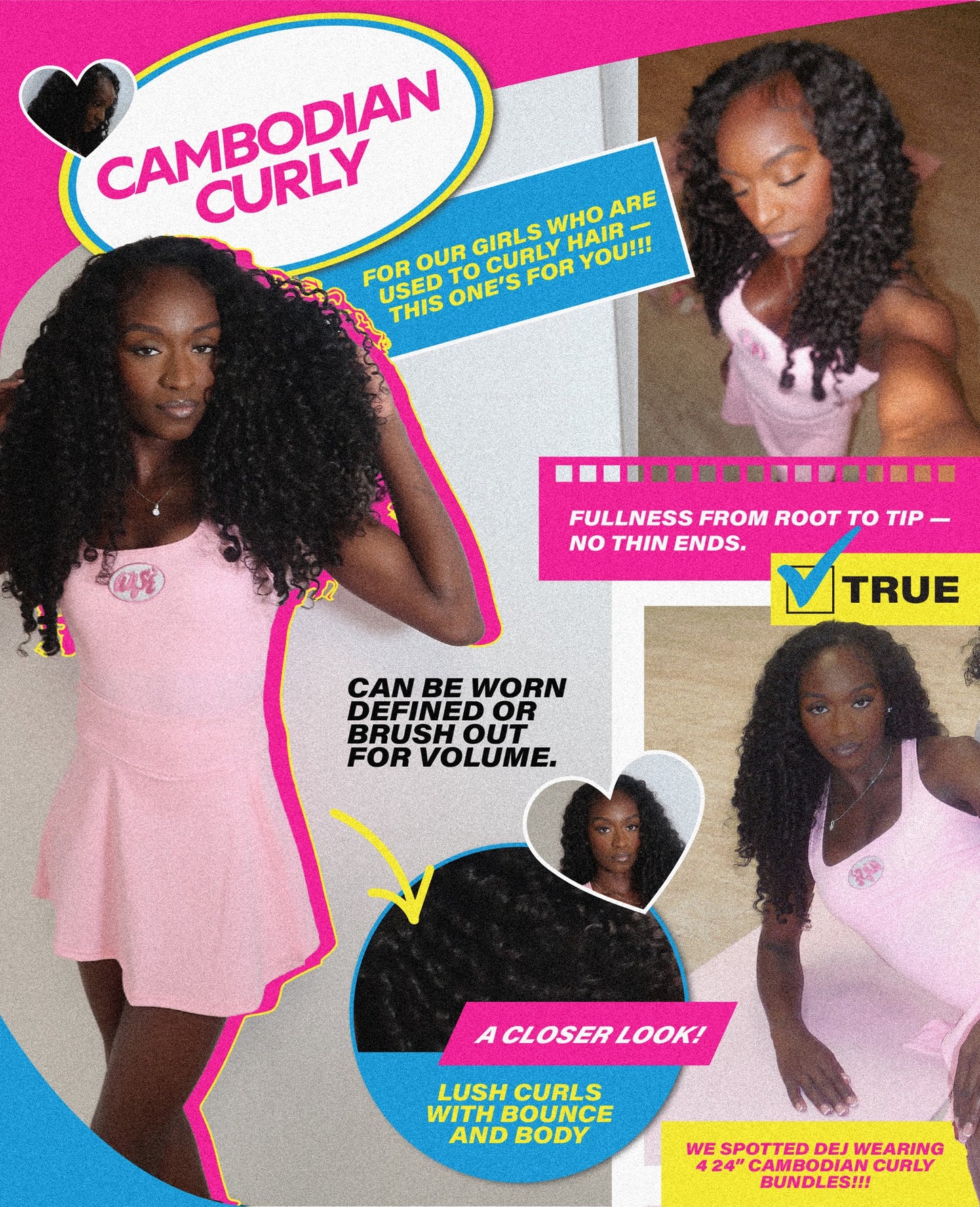 Raw Cambodian Curly
